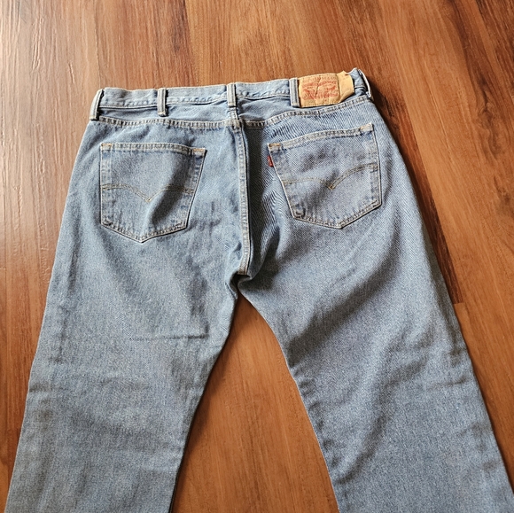 Mens levis 501 button fly jeans - Picture 9 of 10
